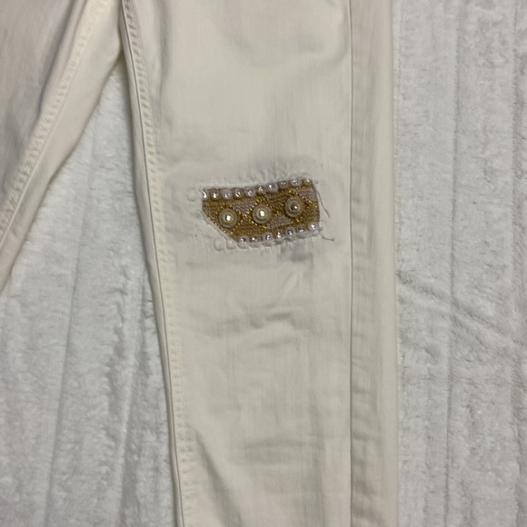 [Desigual] Cream Exotic Jeans - Picture 7 of 11